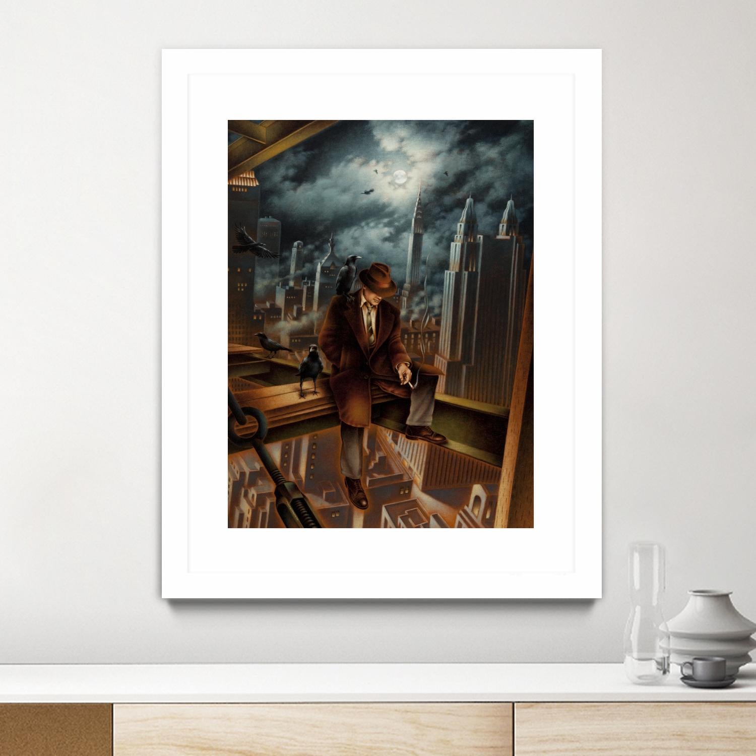 Dr. Orpheus by Alain Cardinal on GIANT ART - rust figurative poutre