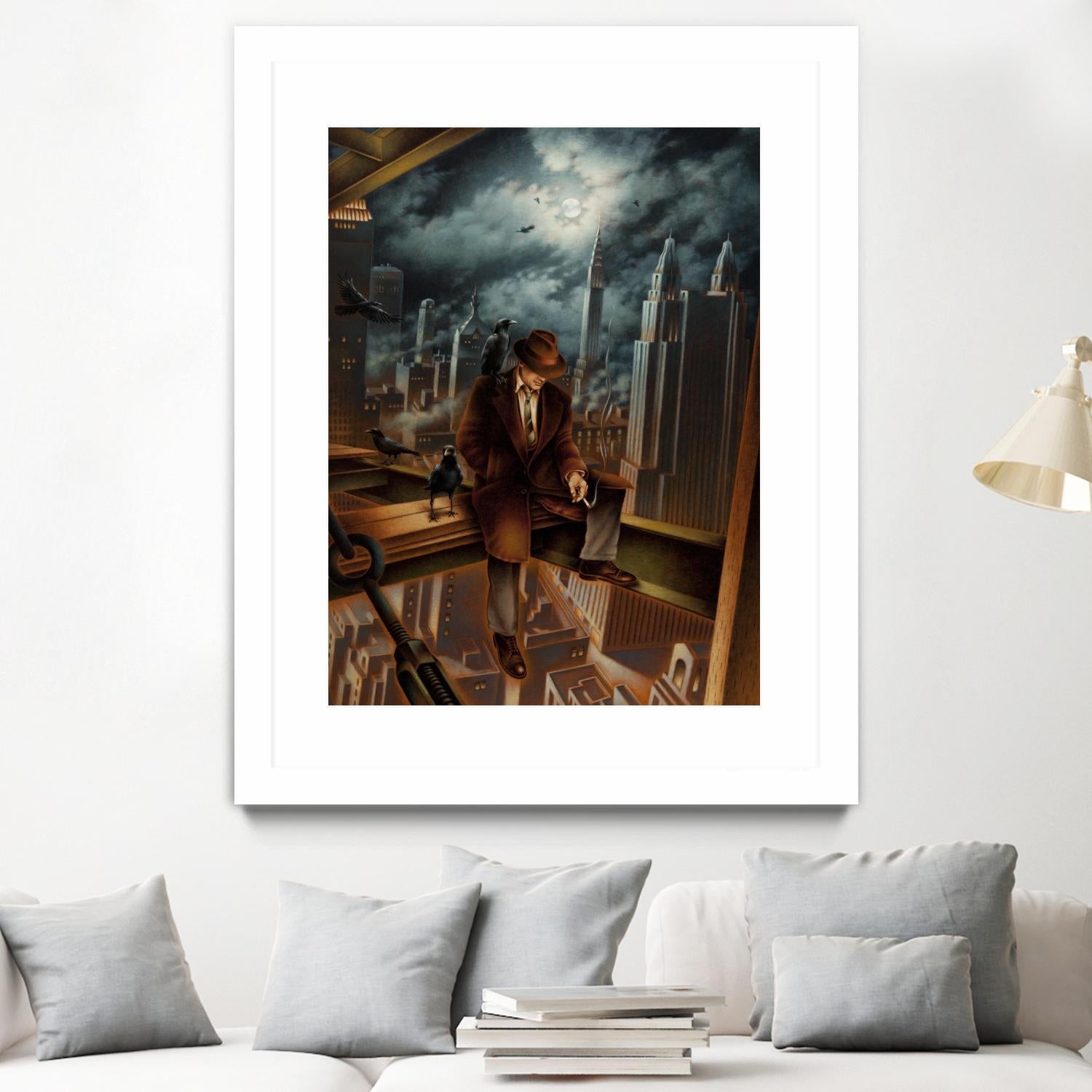 Dr. Orpheus by Alain Cardinal on GIANT ART - rust figurative poutre