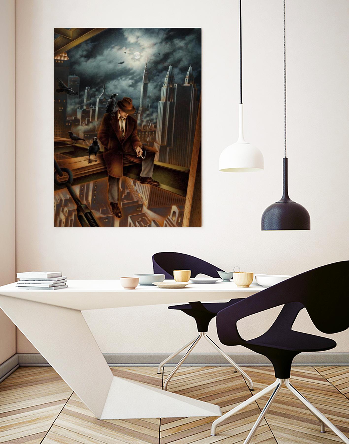 Dr. Orpheus by Alain Cardinal on GIANT ART - rust figurative poutre