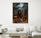 Dr. Orpheus by Alain Cardinal on GIANT ART - rust figurative poutre