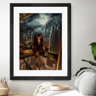 Dr. Orpheus by Alain Cardinal on GIANT ART - rust figurative poutre