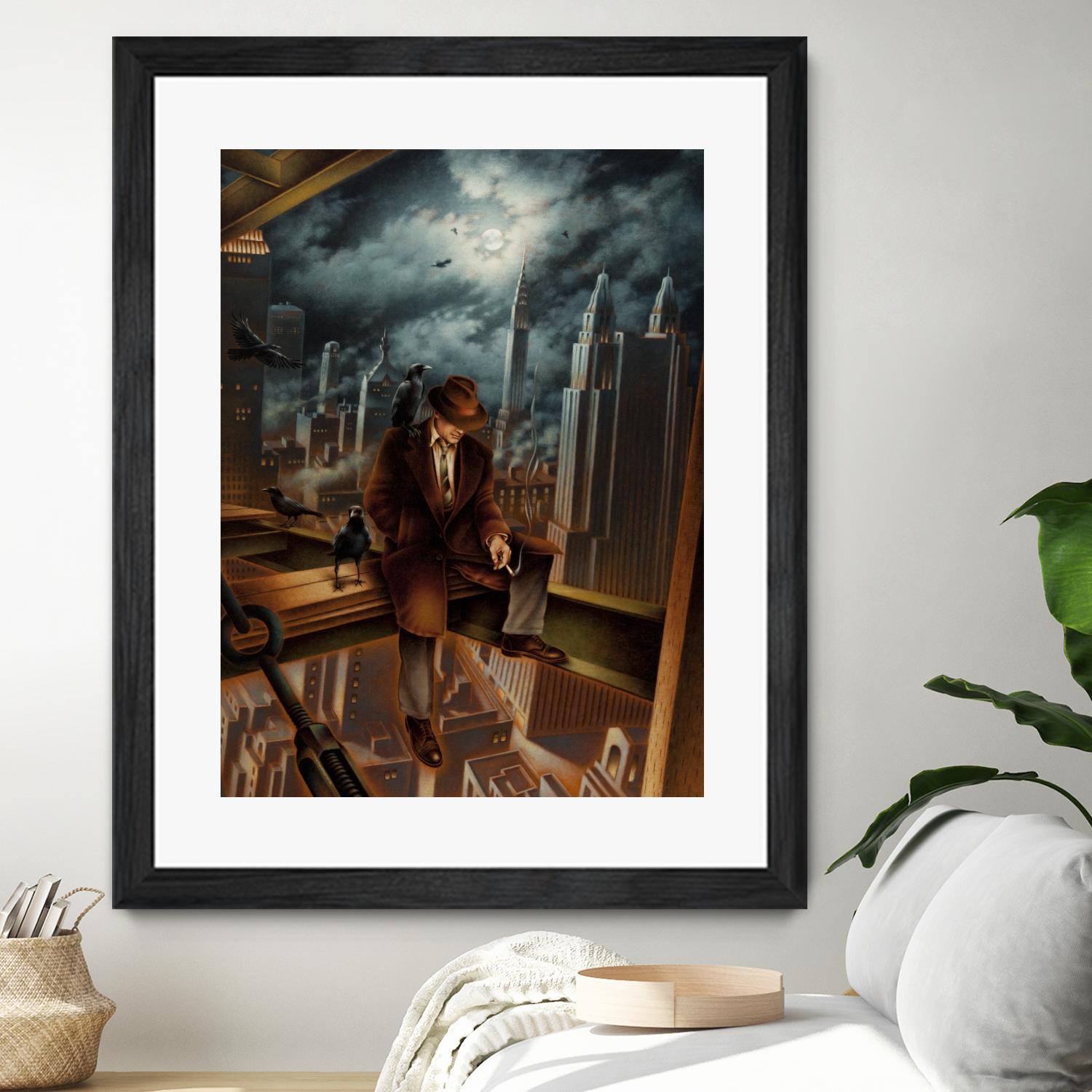 Dr. Orpheus by Alain Cardinal on GIANT ART - rust figurative poutre