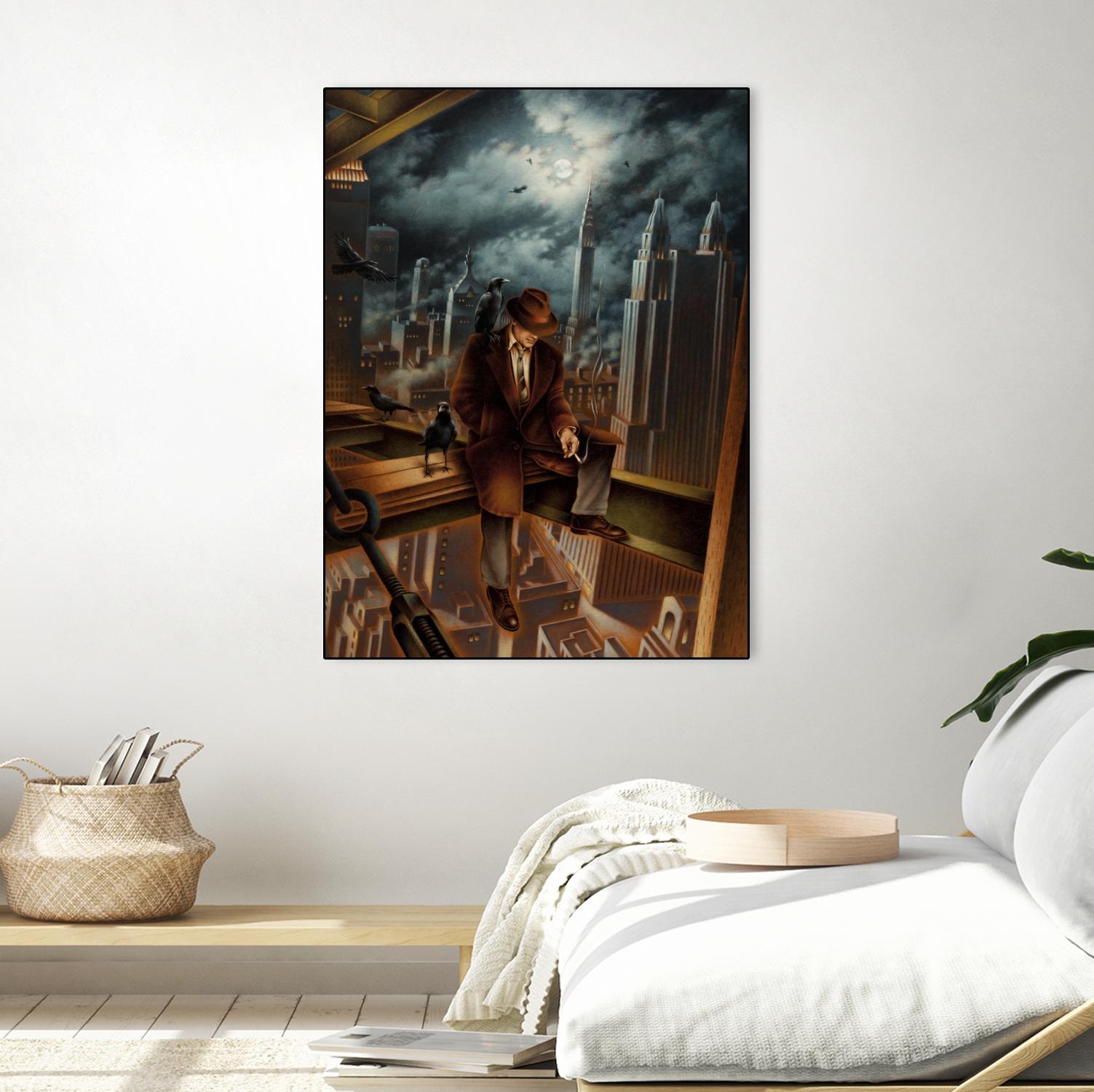 Dr. Orpheus by Alain Cardinal on GIANT ART - rust figurative poutre