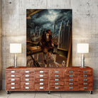 Dr. Orpheus by Alain Cardinal on GIANT ART - rust figurative poutre