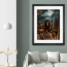 Dr. Orpheus by Alain Cardinal on GIANT ART - rust figurative poutre