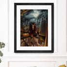 Dr. Orpheus by Alain Cardinal on GIANT ART - rust figurative poutre