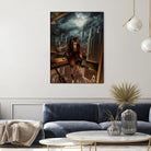 Dr. Orpheus by Alain Cardinal on GIANT ART - rust figurative poutre