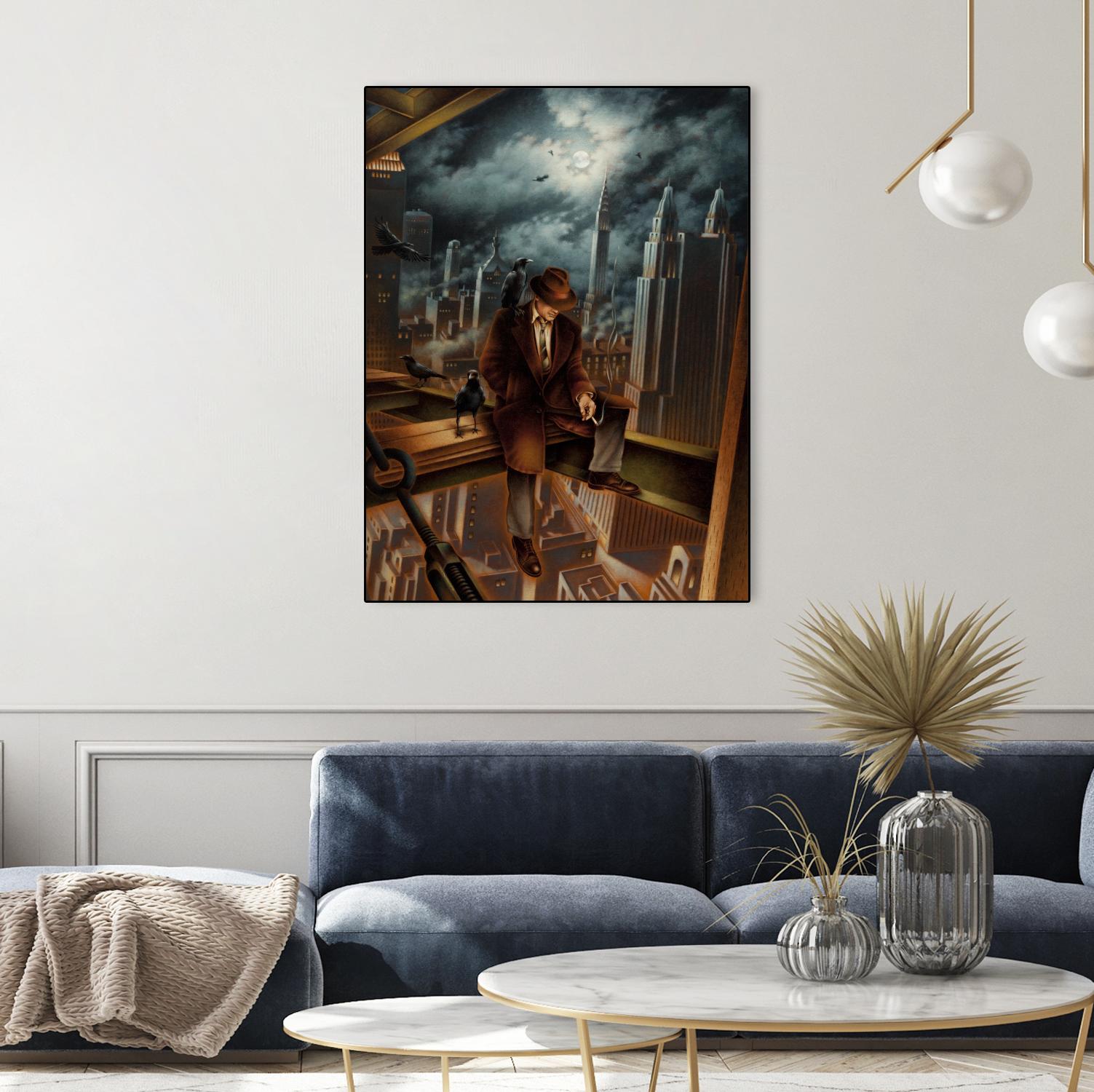 Dr. Orpheus by Alain Cardinal on GIANT ART - rust figurative poutre