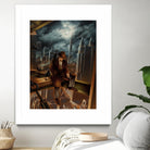 Dr. Orpheus by Alain Cardinal on GIANT ART - rust figurative poutre