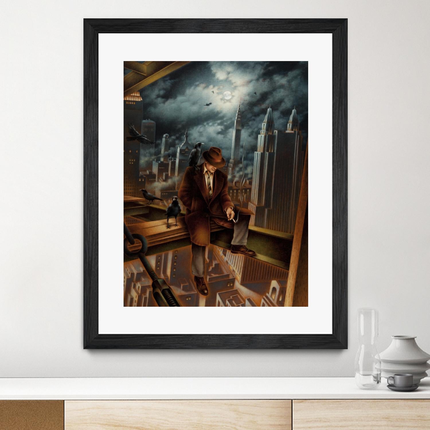 Dr. Orpheus by Alain Cardinal on GIANT ART - rust figurative poutre