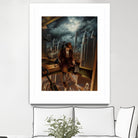 Dr. Orpheus by Alain Cardinal on GIANT ART - rust figurative poutre