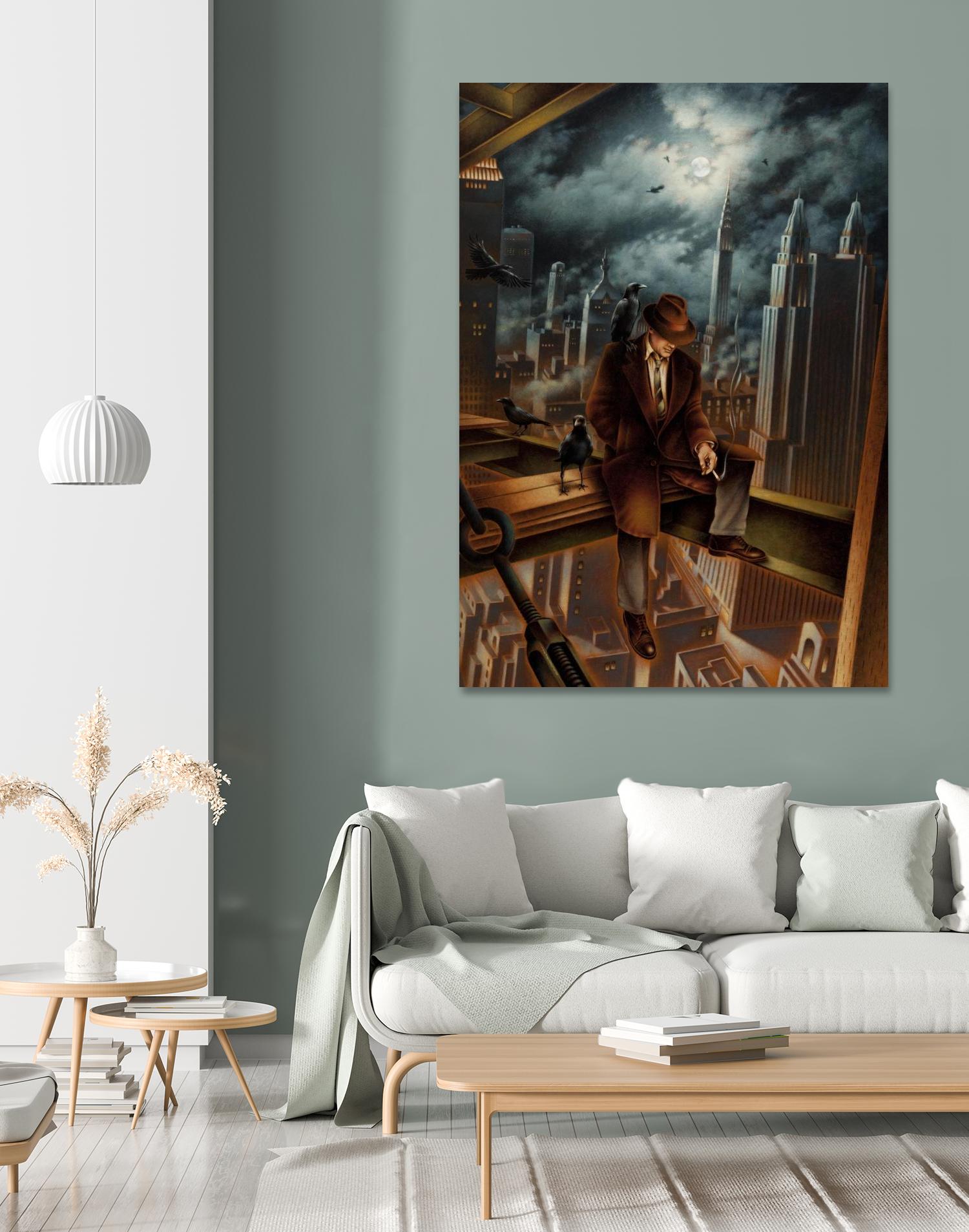 Dr. Orpheus by Alain Cardinal on GIANT ART - rust figurative poutre