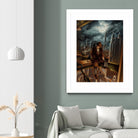 Dr. Orpheus by Alain Cardinal on GIANT ART - rust figurative poutre