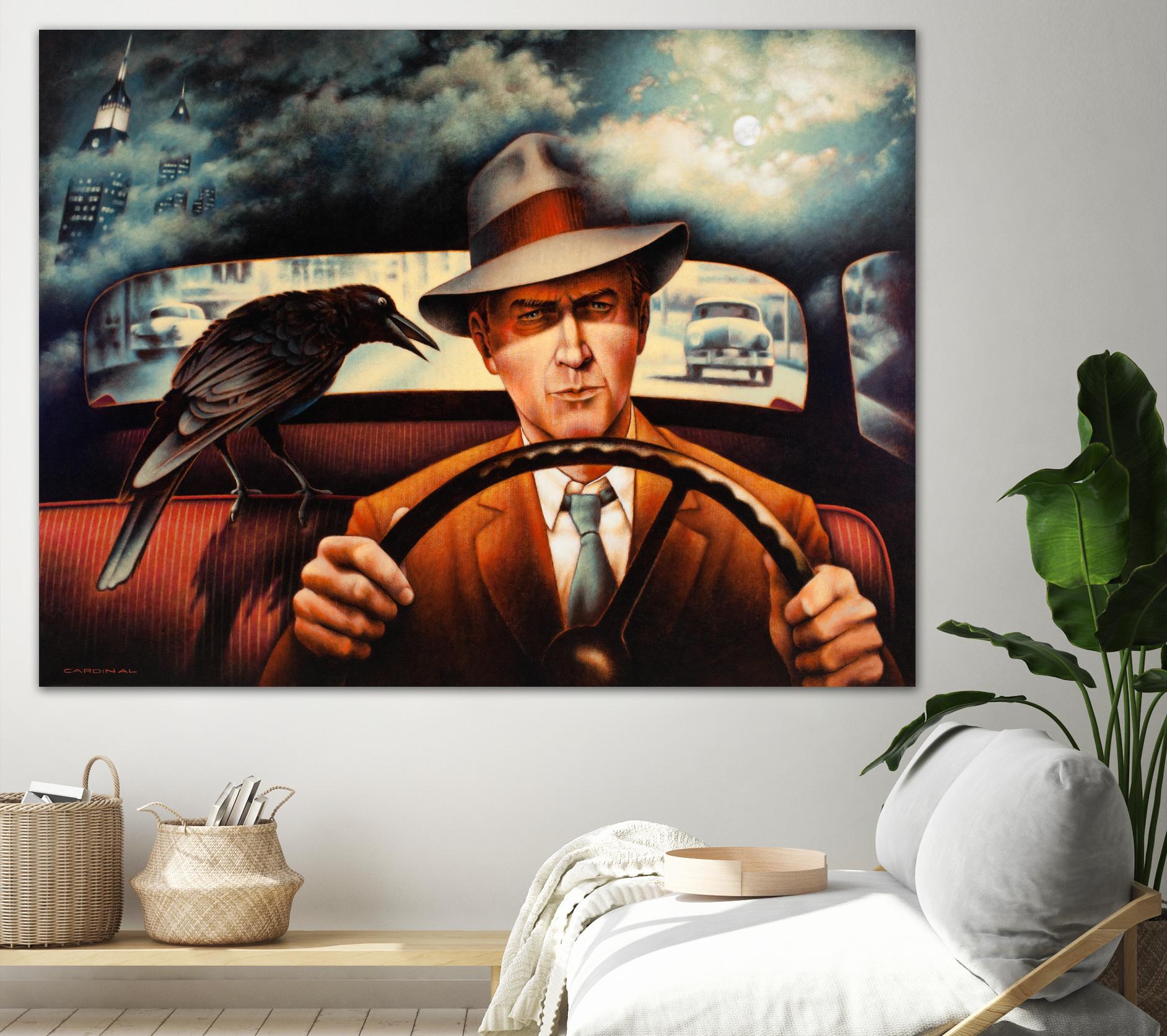 Dr. Alfred & Mr. James by Alain Cardinal on GIANT ART - beige figurative films