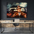 Dr. Alfred & Mr. James by Alain Cardinal on GIANT ART - beige figurative films