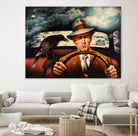 Dr. Alfred & Mr. James by Alain Cardinal on GIANT ART - beige figurative films