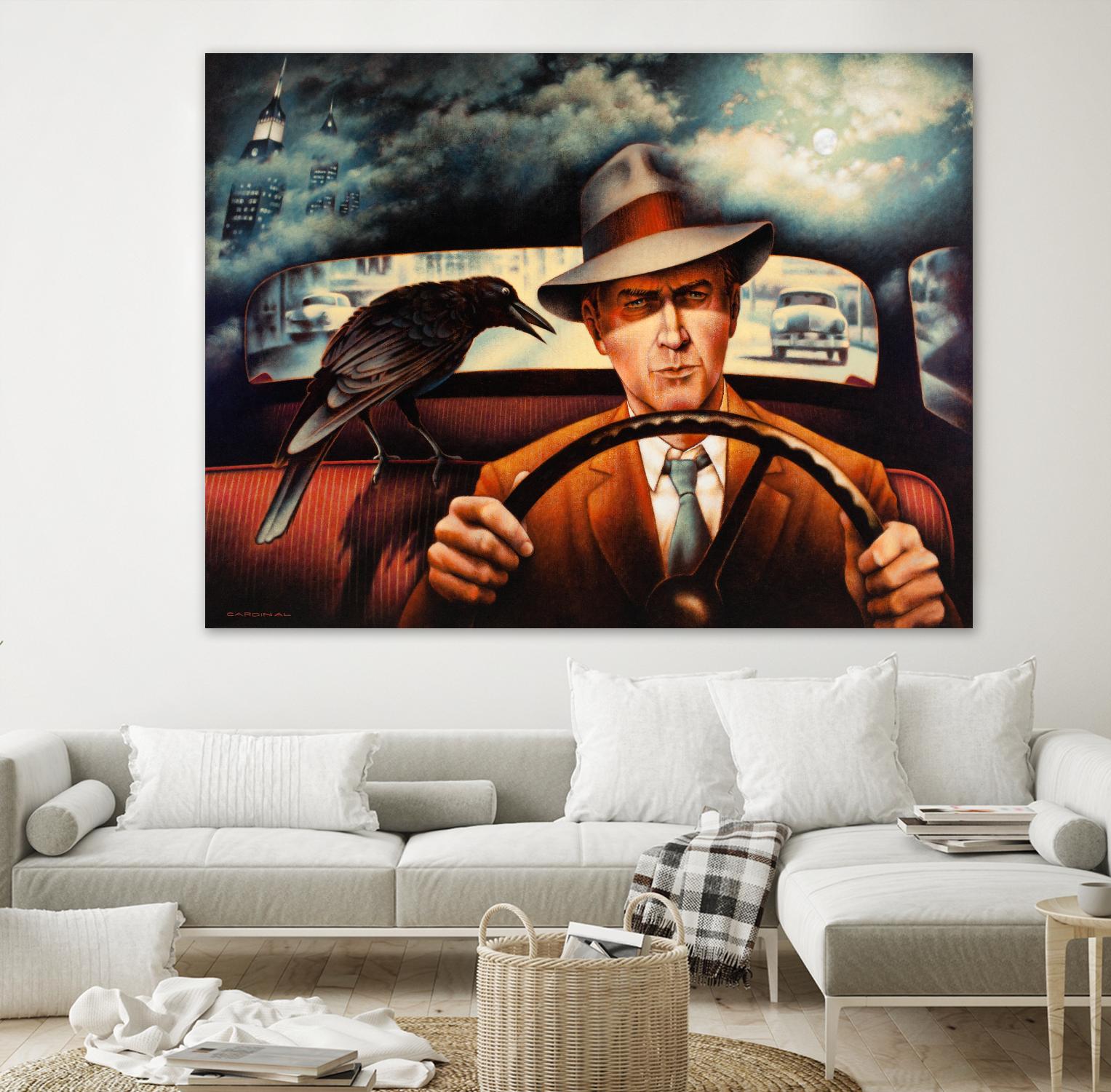 Dr. Alfred & Mr. James by Alain Cardinal on GIANT ART - beige figurative films