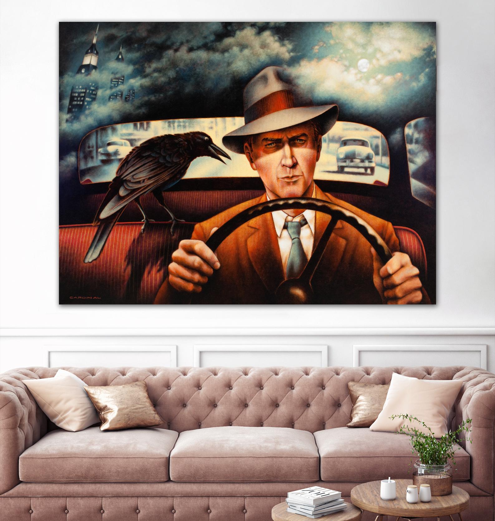 Dr. Alfred & Mr. James by Alain Cardinal on GIANT ART - beige figurative films