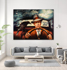 Dr. Alfred & Mr. James by Alain Cardinal on GIANT ART - beige figurative films