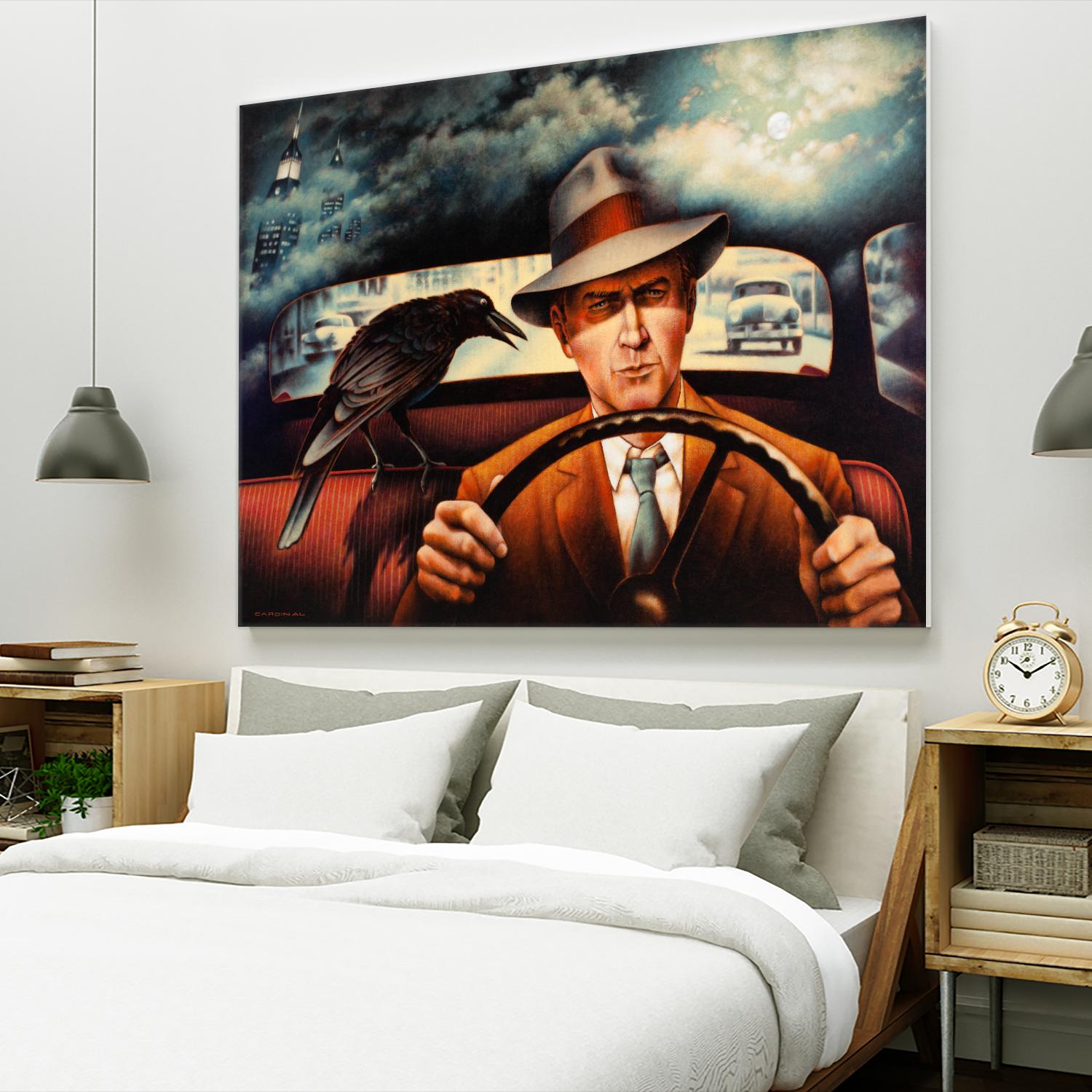 Dr. Alfred & Mr. James by Alain Cardinal on GIANT ART - beige figurative films