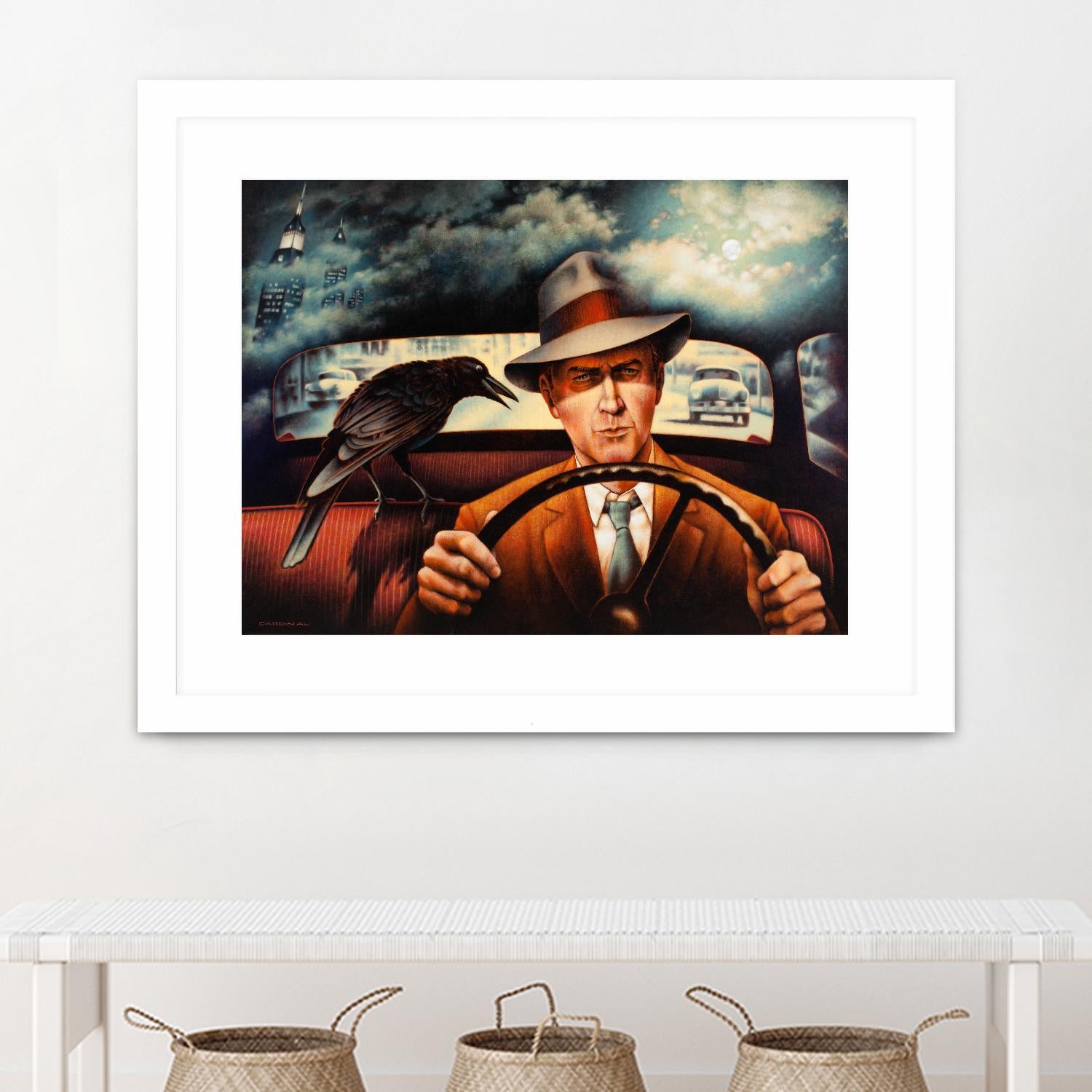 Dr. Alfred & Mr. James by Alain Cardinal on GIANT ART - beige figurative artistes du québec