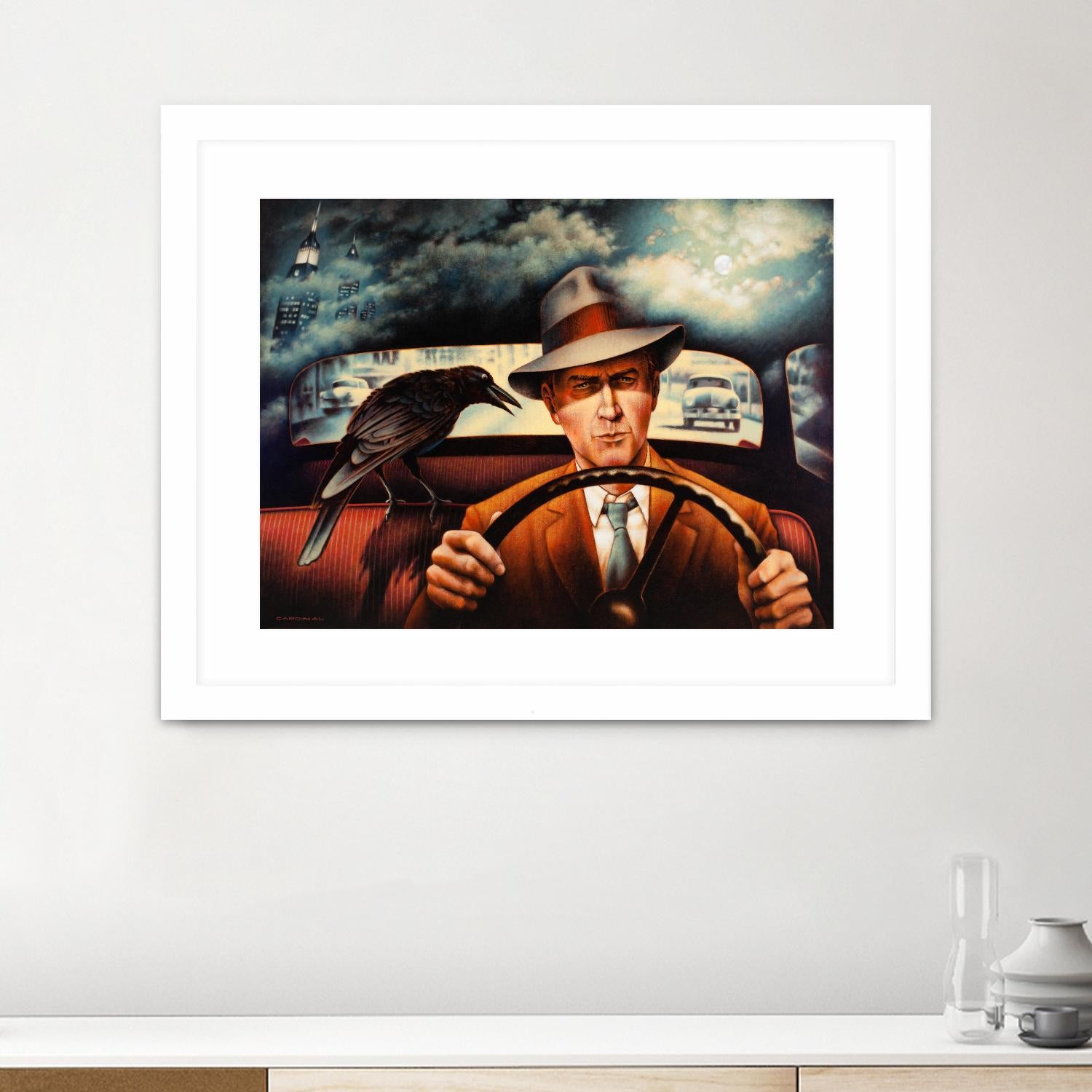 Dr. Alfred & Mr. James by Alain Cardinal on GIANT ART - beige figurative artistes du québec