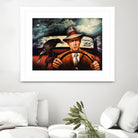 Dr. Alfred & Mr. James by Alain Cardinal on GIANT ART - beige figurative artistes du québec