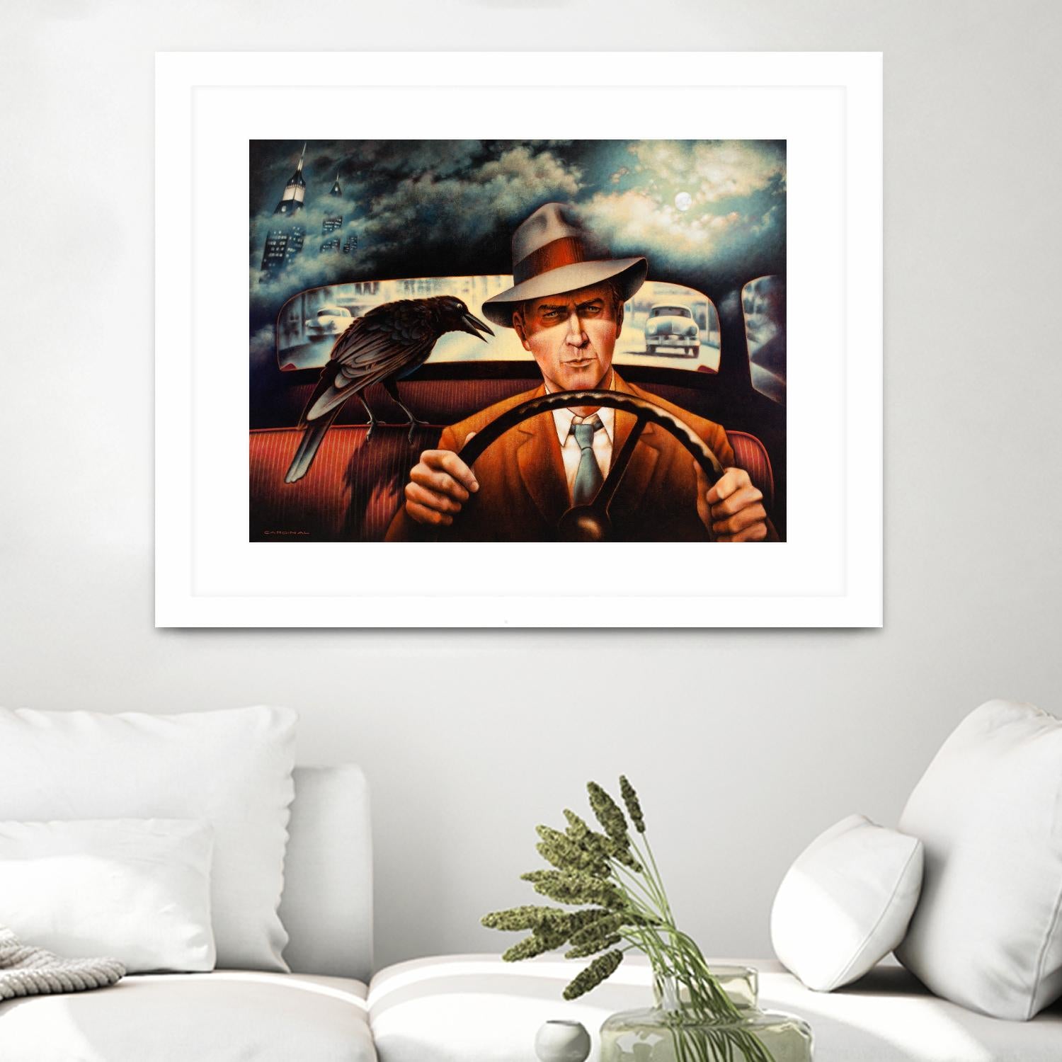 Dr. Alfred & Mr. James by Alain Cardinal on GIANT ART - beige figurative artistes du québec