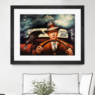 Dr. Alfred & Mr. James by Alain Cardinal on GIANT ART - beige figurative artistes du québec