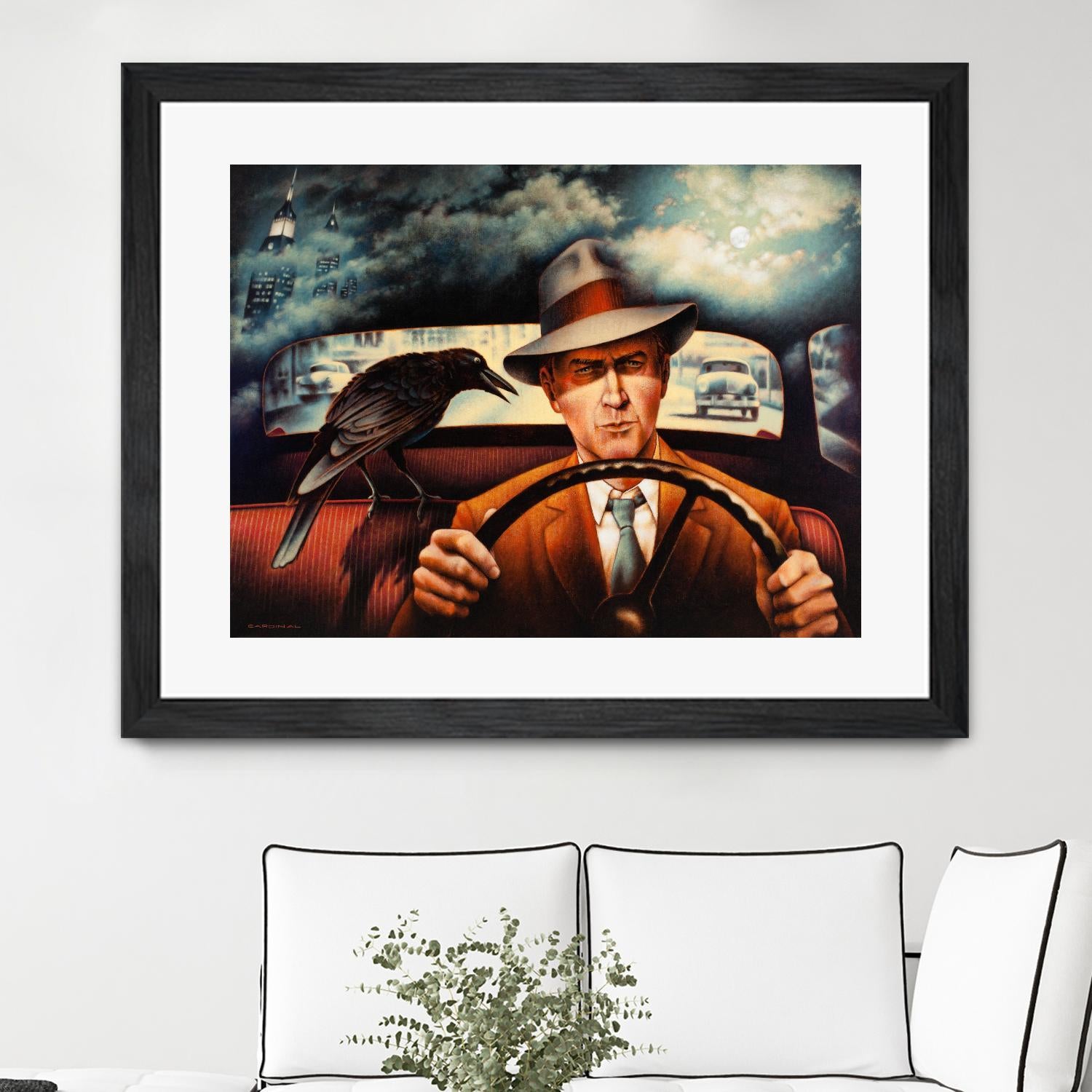 Dr. Alfred & Mr. James by Alain Cardinal on GIANT ART - beige figurative artistes du québec