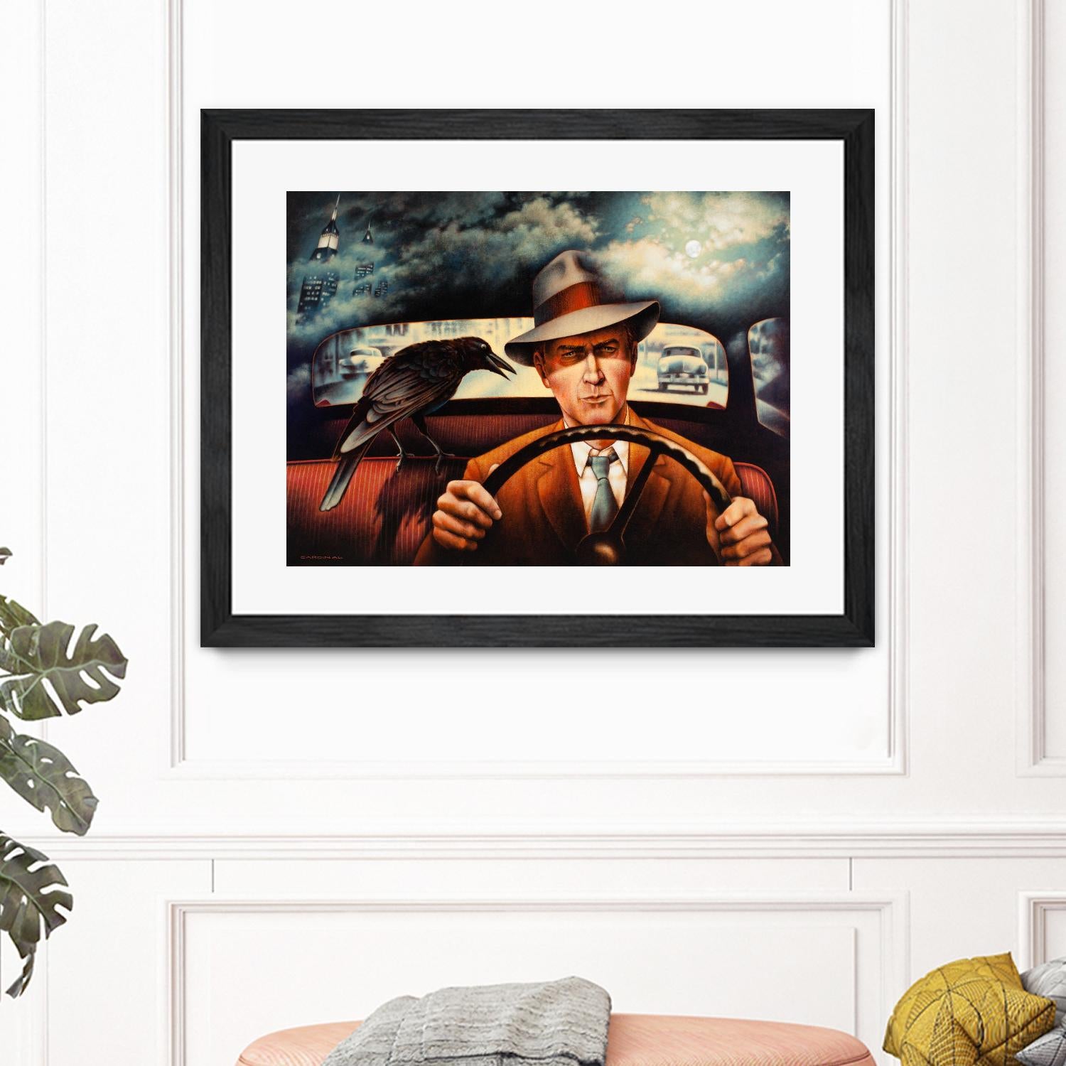 Dr. Alfred & Mr. James by Alain Cardinal on GIANT ART - beige figurative artistes du québec