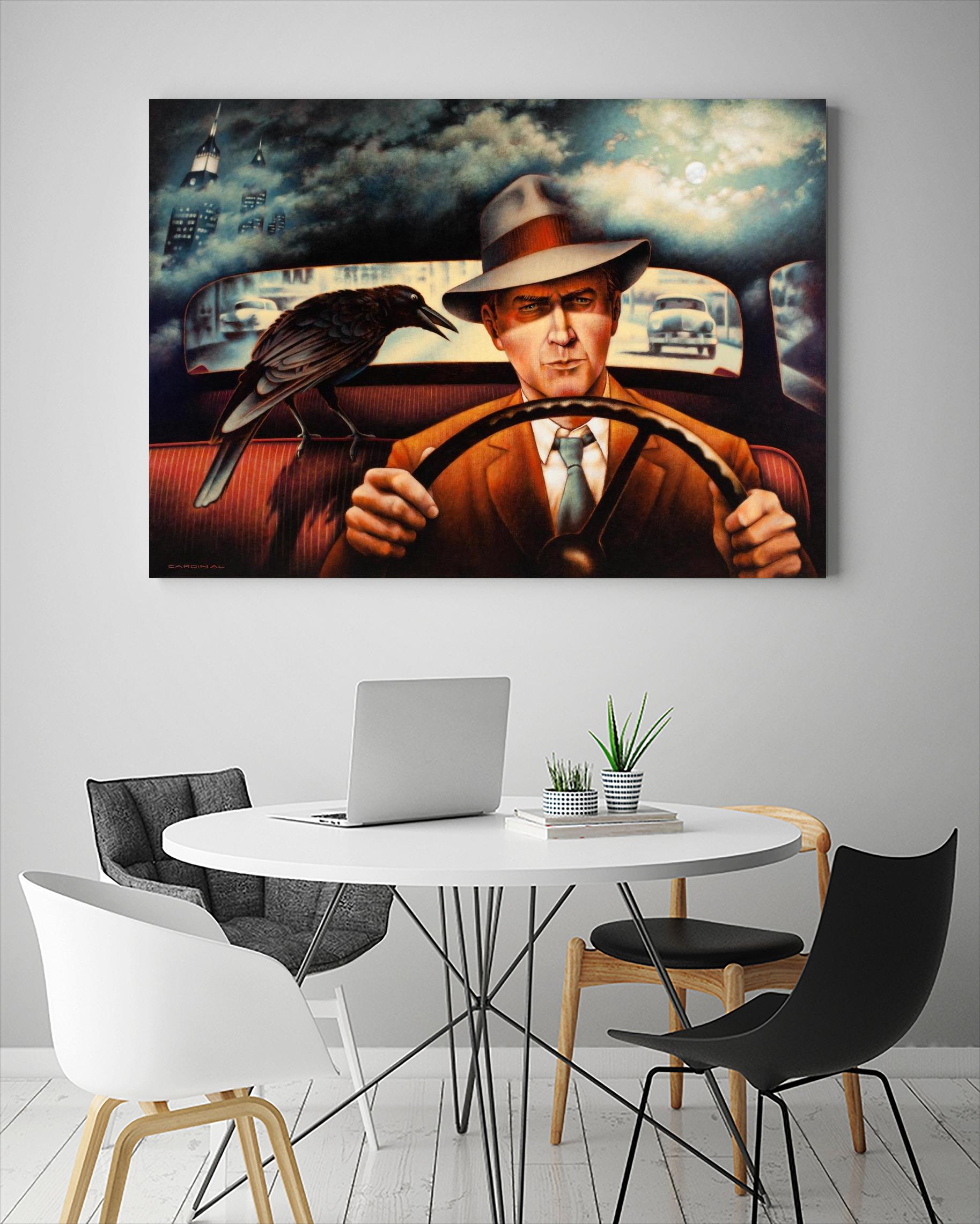 Dr. Alfred & Mr. James by Alain Cardinal on GIANT ART - beige figurative artistes du québec