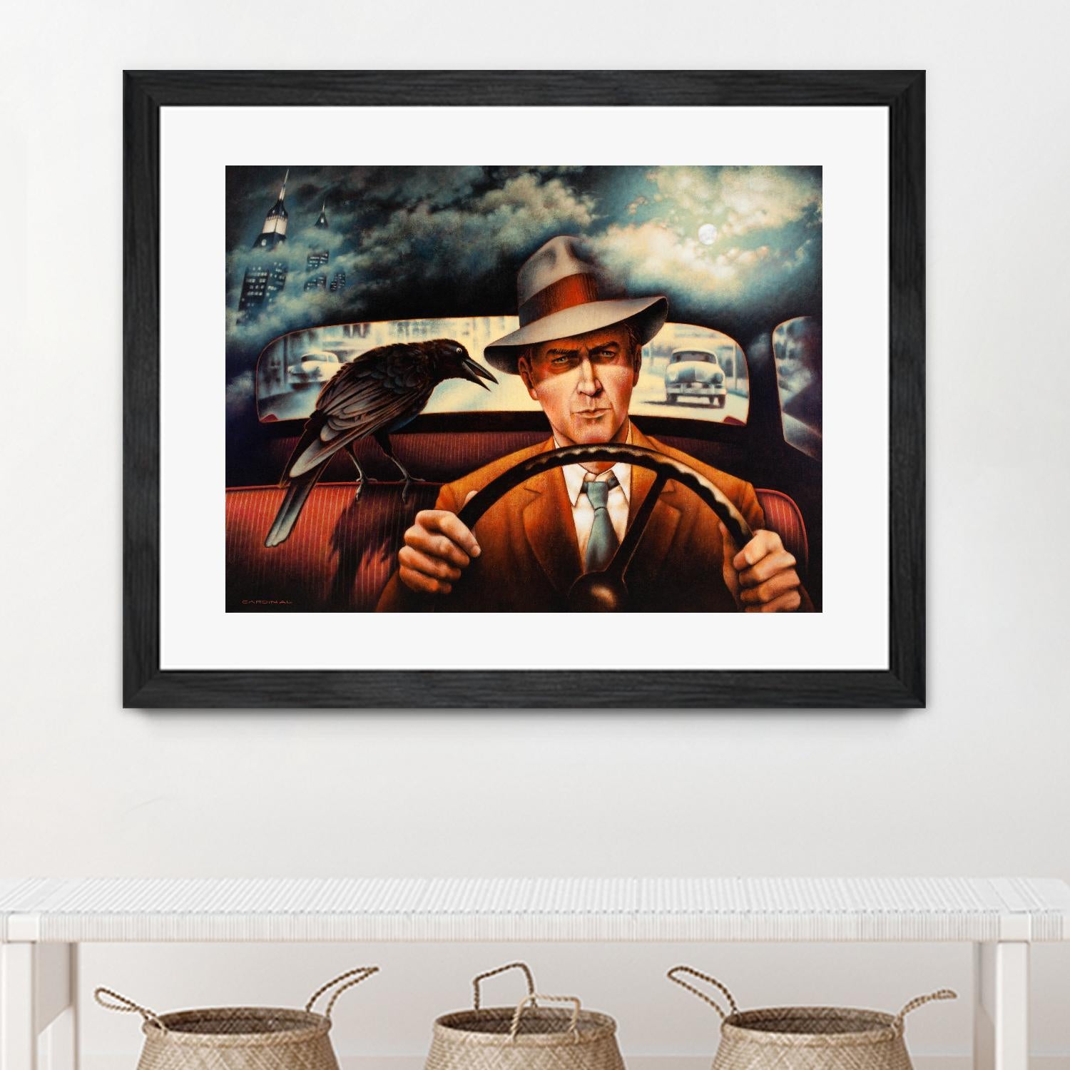 Dr. Alfred & Mr. James by Alain Cardinal on GIANT ART - beige figurative artistes du québec