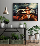 Dr. Alfred & Mr. James by Alain Cardinal on GIANT ART - beige figurative artistes du québec