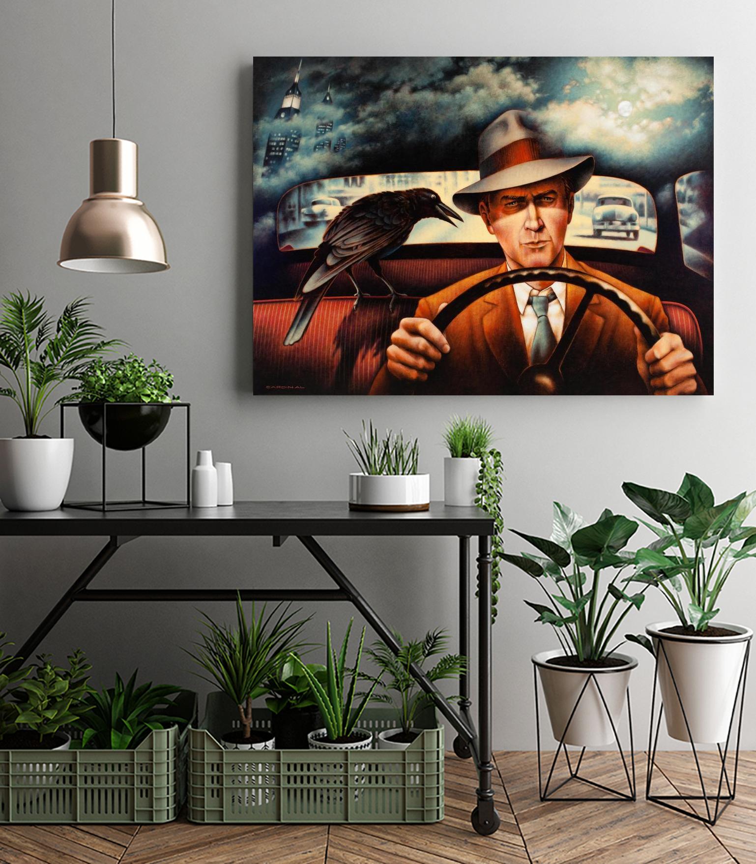 Dr. Alfred & Mr. James by Alain Cardinal on GIANT ART - beige figurative artistes du québec