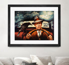 Dr. Alfred & Mr. James by Alain Cardinal on GIANT ART - beige figurative artistes du québec