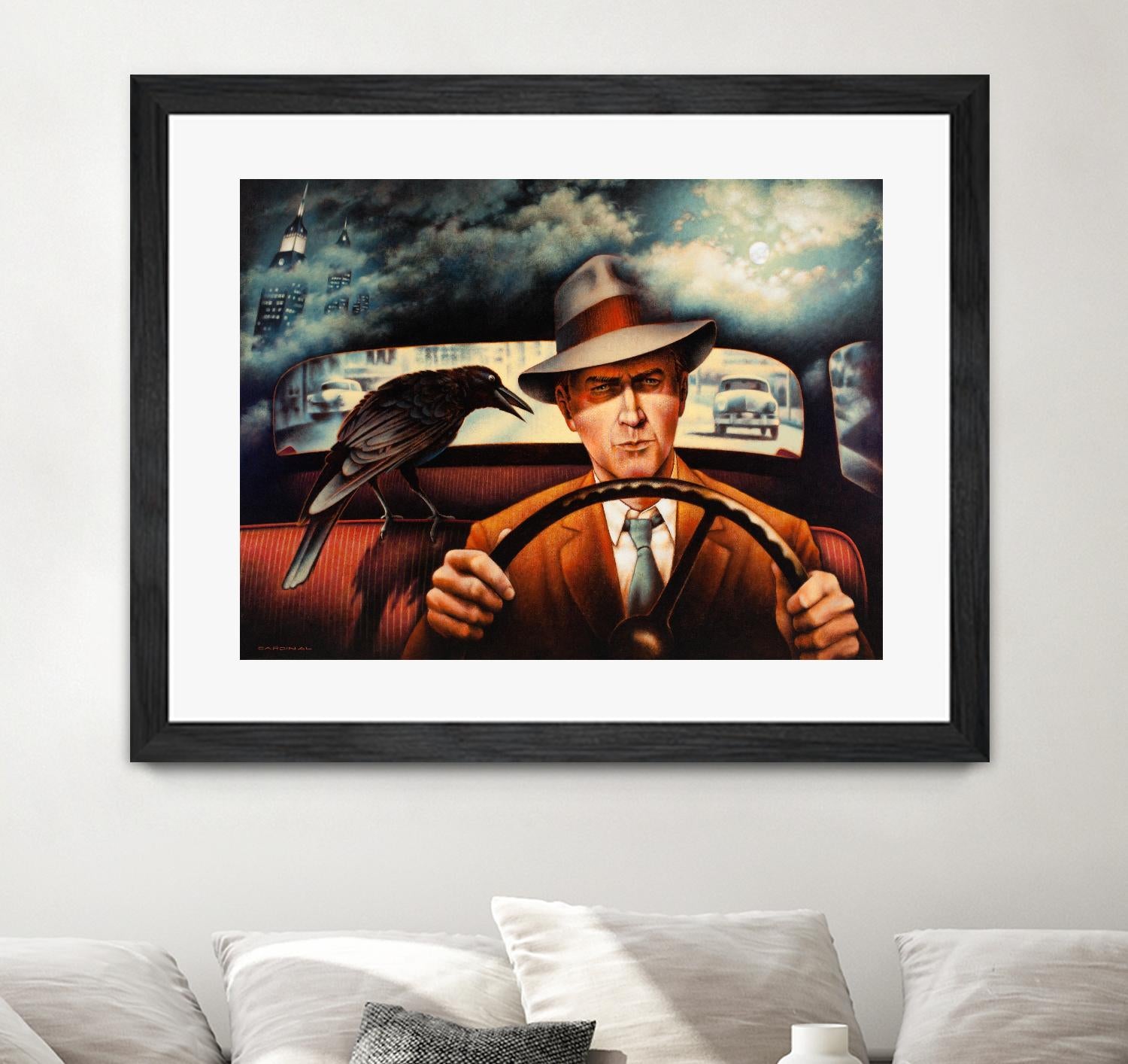 Dr. Alfred & Mr. James by Alain Cardinal on GIANT ART - beige figurative artistes du québec