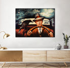 Dr. Alfred & Mr. James by Alain Cardinal on GIANT ART - beige figurative films