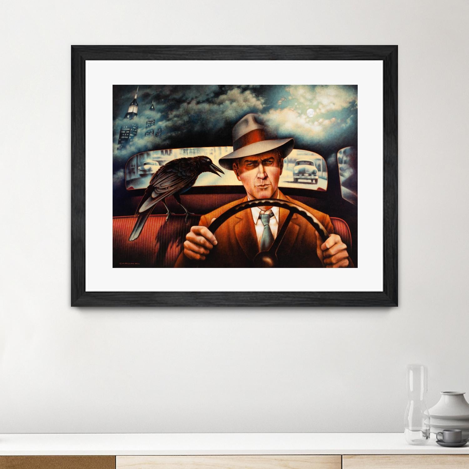 Dr. Alfred & Mr. James by Alain Cardinal on GIANT ART - beige figurative artistes du québec