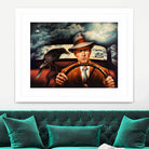 Dr. Alfred & Mr. James by Alain Cardinal on GIANT ART - beige figurative artistes du québec