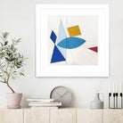 Happy by Diane Lambin on GIANT ART - white shapes triangles