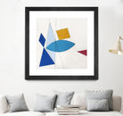 Happy by Diane Lambin on GIANT ART - white shapes triangles