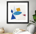 Happy by Diane Lambin on GIANT ART - white shapes triangles