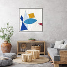 Happy by Diane Lambin on GIANT ART - white shapes triangles