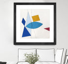 Happy by Diane Lambin on GIANT ART - white shapes triangles