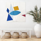 Happy by Diane Lambin on GIANT ART - white shapes triangles
