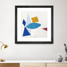Happy by Diane Lambin on GIANT ART - white shapes triangles