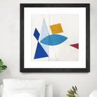 Happy by Diane Lambin on GIANT ART - white shapes triangles