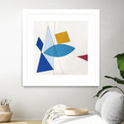 Happy by Diane Lambin on GIANT ART - white shapes triangles