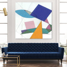 Serpentin by Diane Lambin on GIANT ART - white shapes triangles